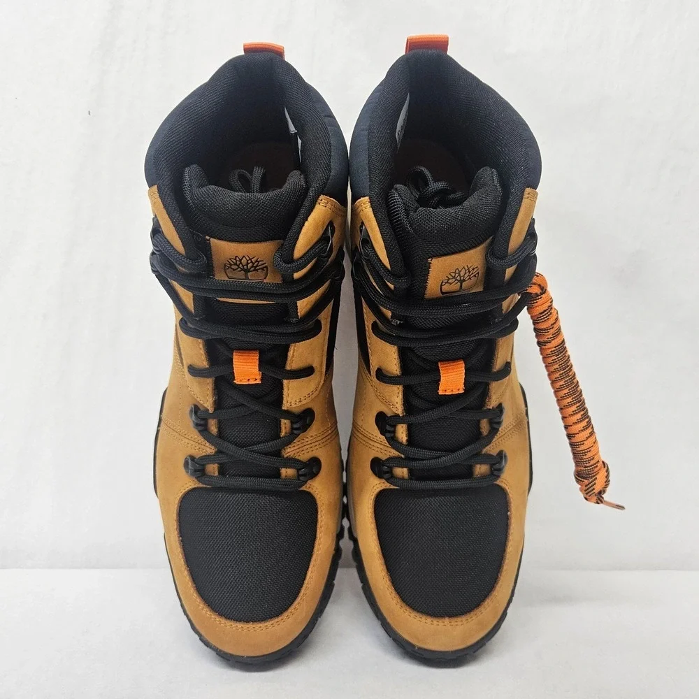 Timberland Motion Scramble Mid Lace Waterproof Boot A68Q8-754 Wheat Mens Size 12